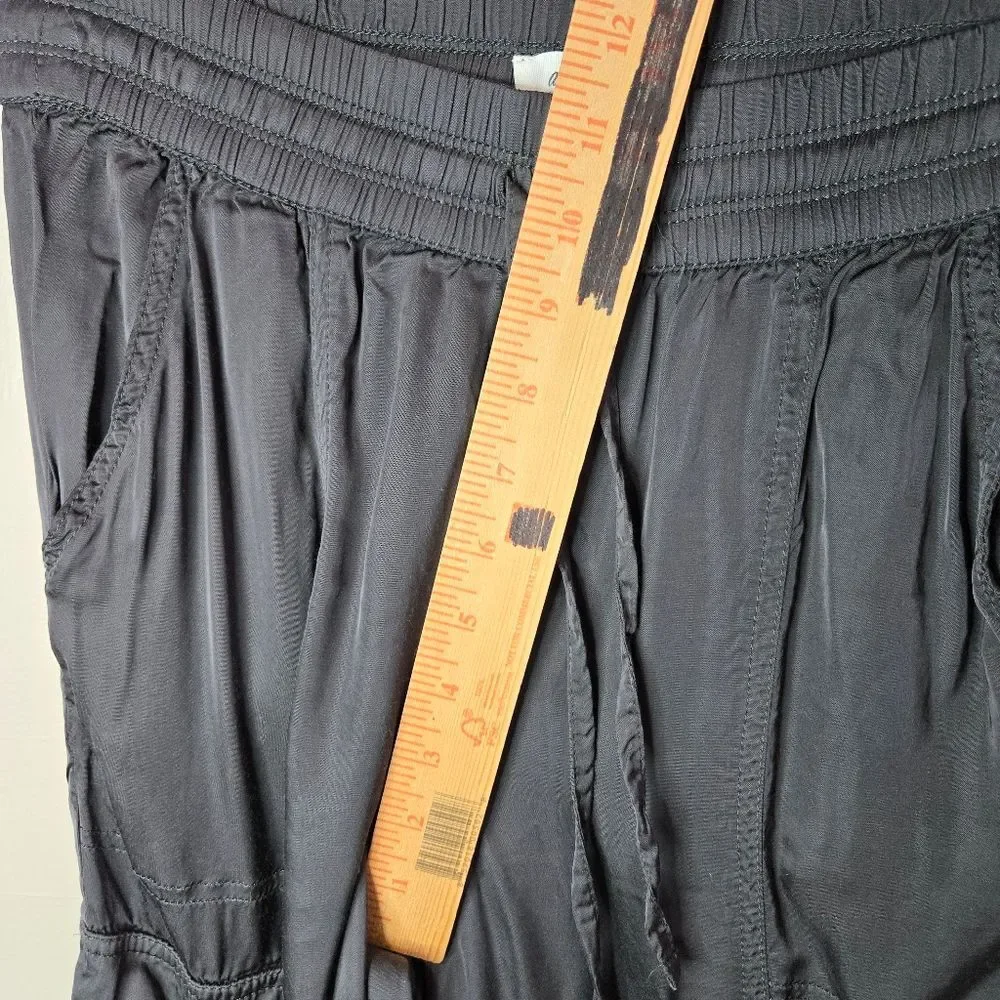 Aerie Dark Grey Women's Satin Cargo Pants